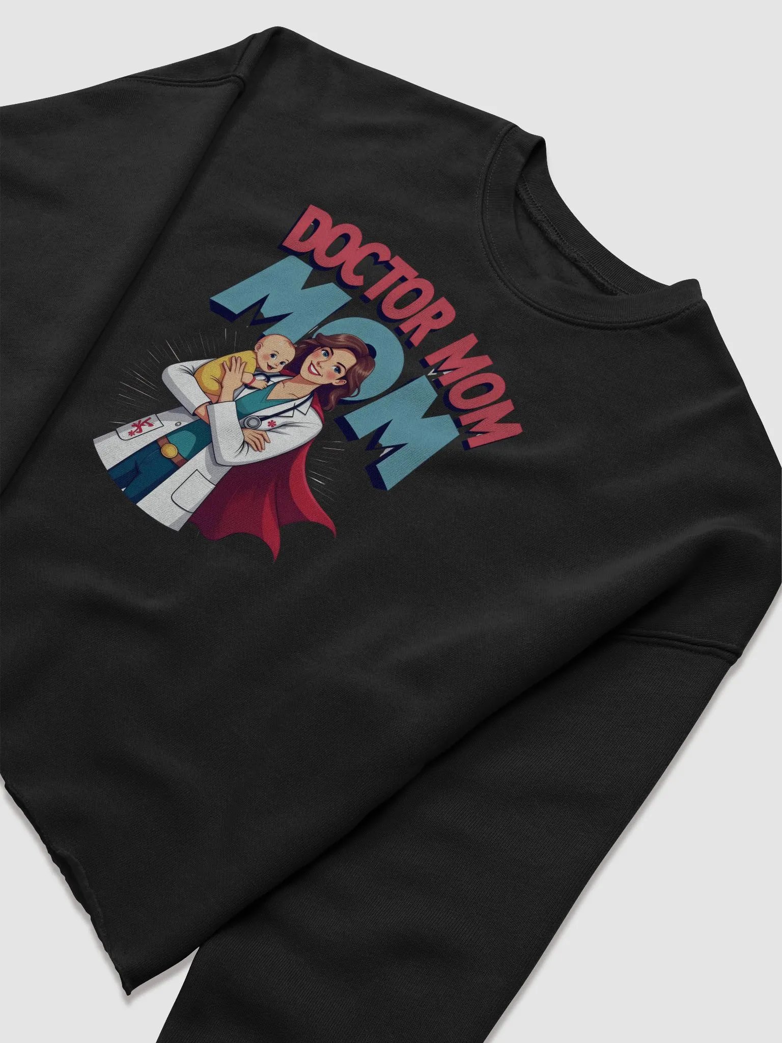 Doctor Mom Fleece Crop Sweatshirt product image (13)