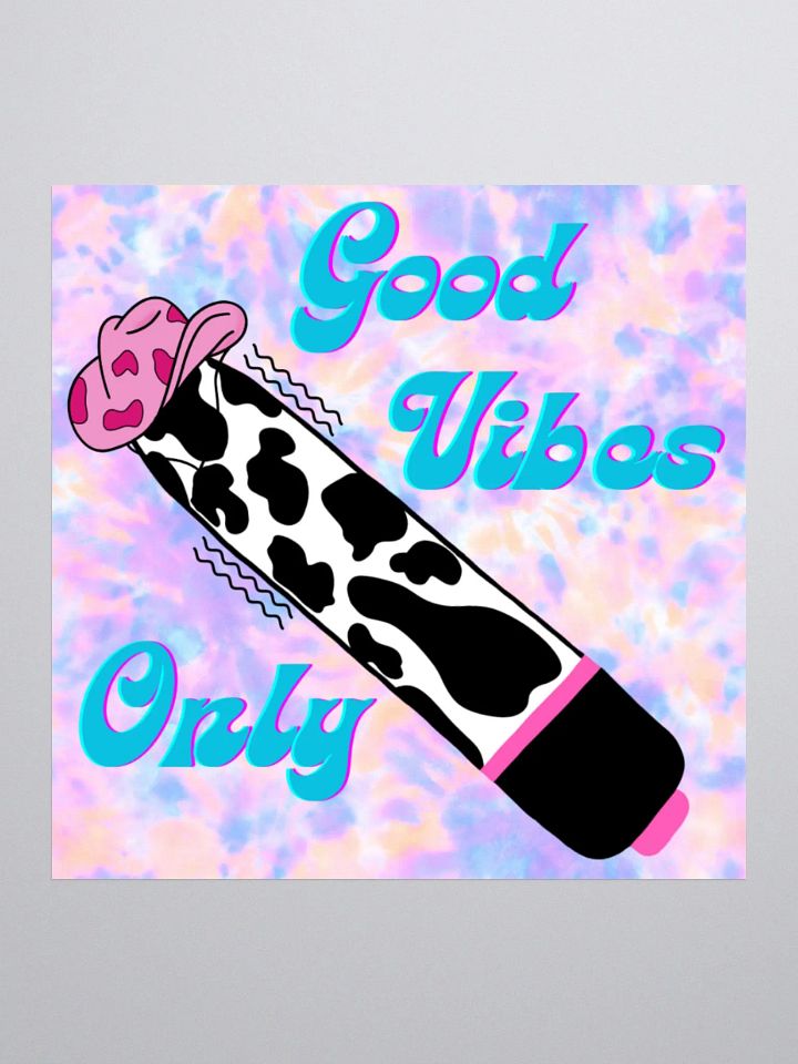Good Vibes Only Matte Sticker product image (1)