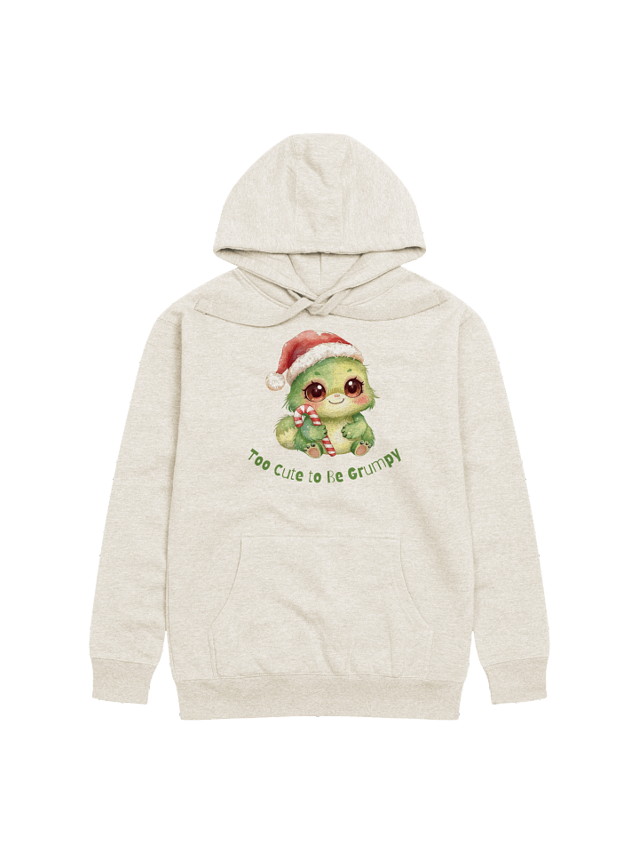 Too Cute to Be Grumpy Holiday Hoodie product image (29)