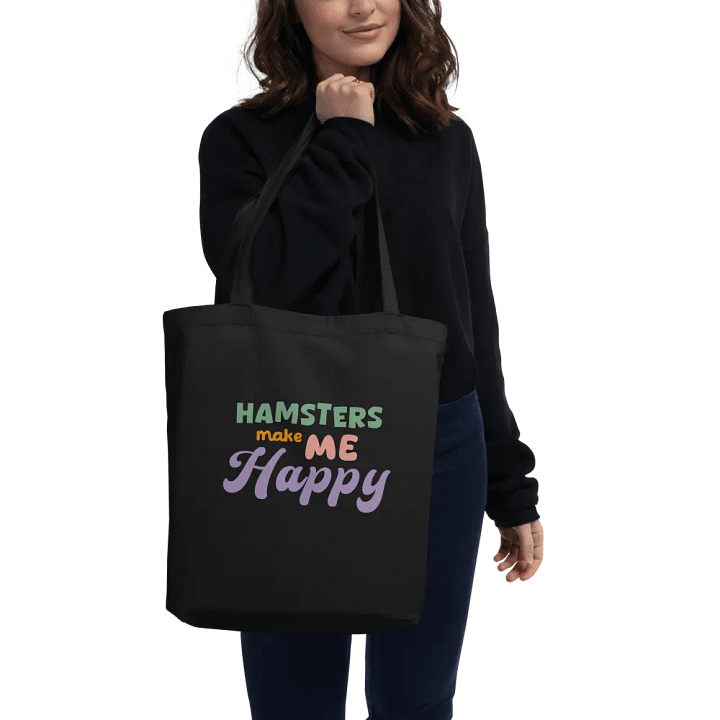 Hamsters Make Me Happy Tote Bag product image (2)
