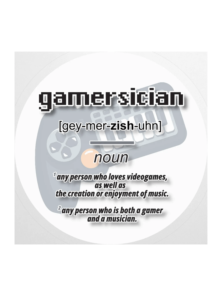 Gamersician Definition Stickers product image (2)
