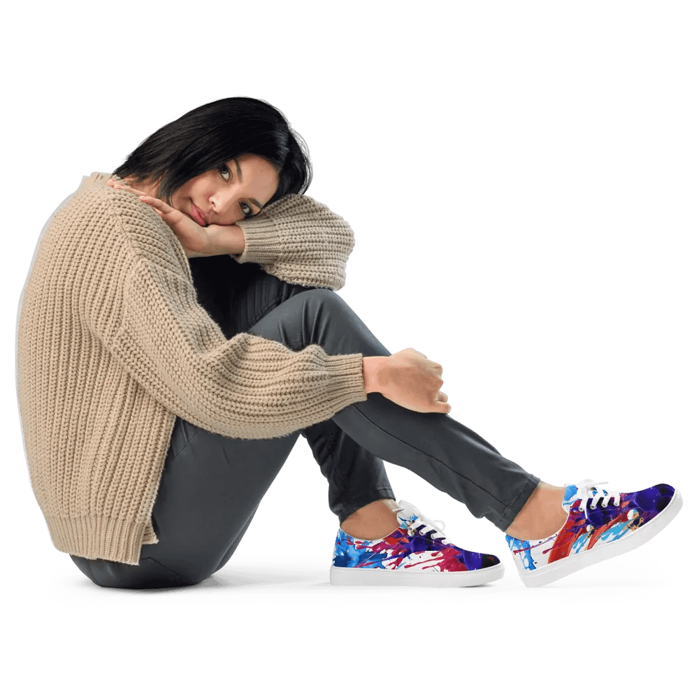 LA - Women's Lace Up Sneakers product image (2)