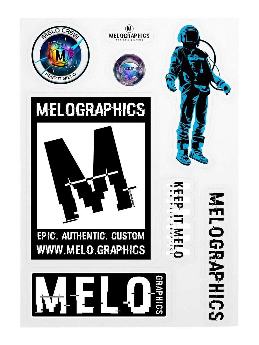 #MeloCrew Swag Pack - Digital Edition & Sticker Sheet | #MadeByMELO product image (3)