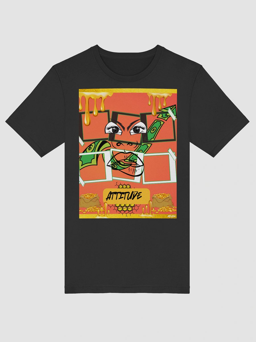 2 MUCH ATTITUDE OG X@C GRAPHIC TEE 3-DHONEYCOMB ON BACK! product image (7)