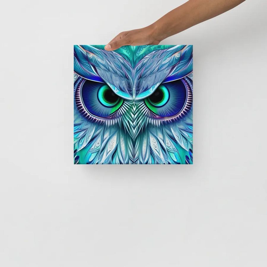Fantasy Fractal Owl Art - v13 product image (9)