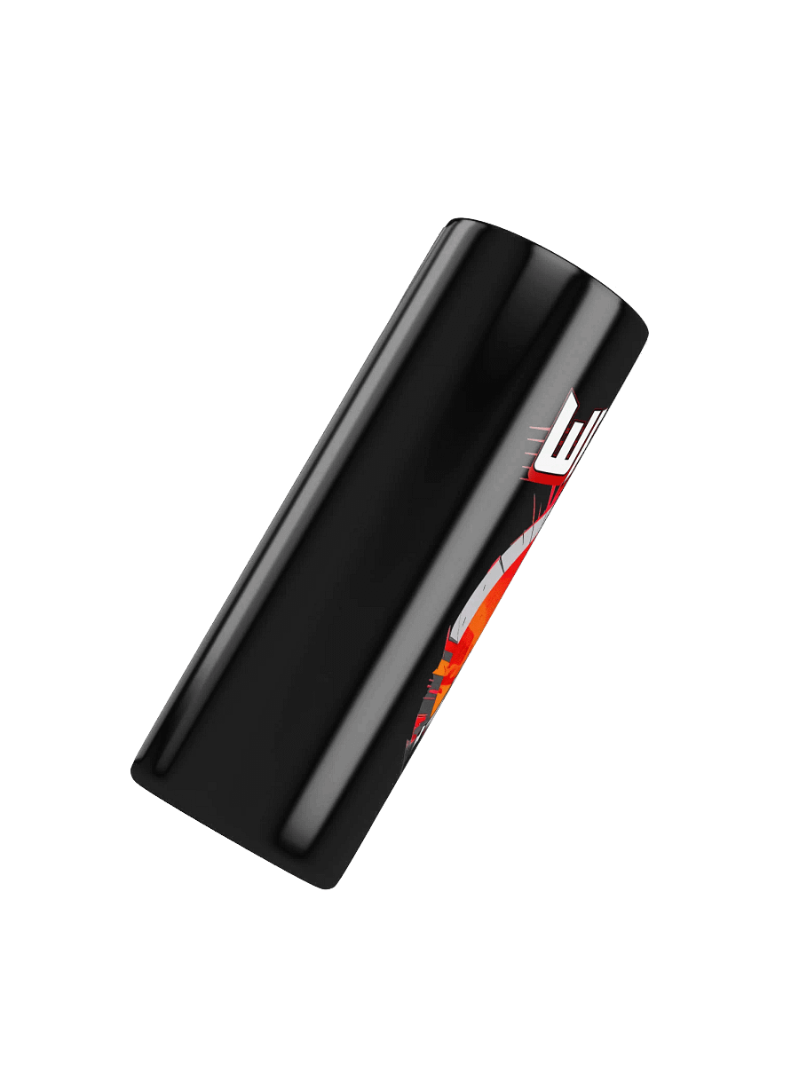 Waifu Boss 20 oz Skinny Stainless Steel Tumbler - Black - v1 product image (4)