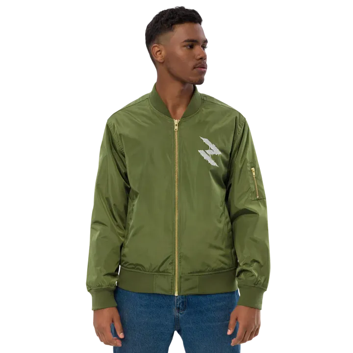 RAATO logo - BOMBER - MUSTA & OLIIVI product image (11)