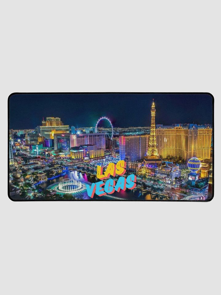 Vibrant Vegas Nights Desk Mat product image (1)