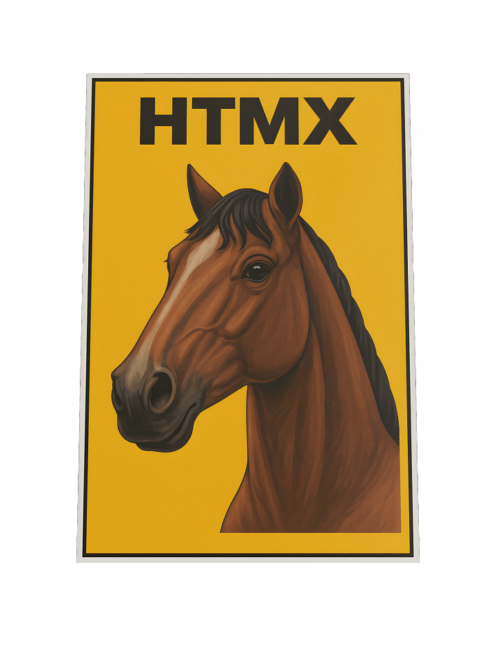 htmx horse poster product image (1)