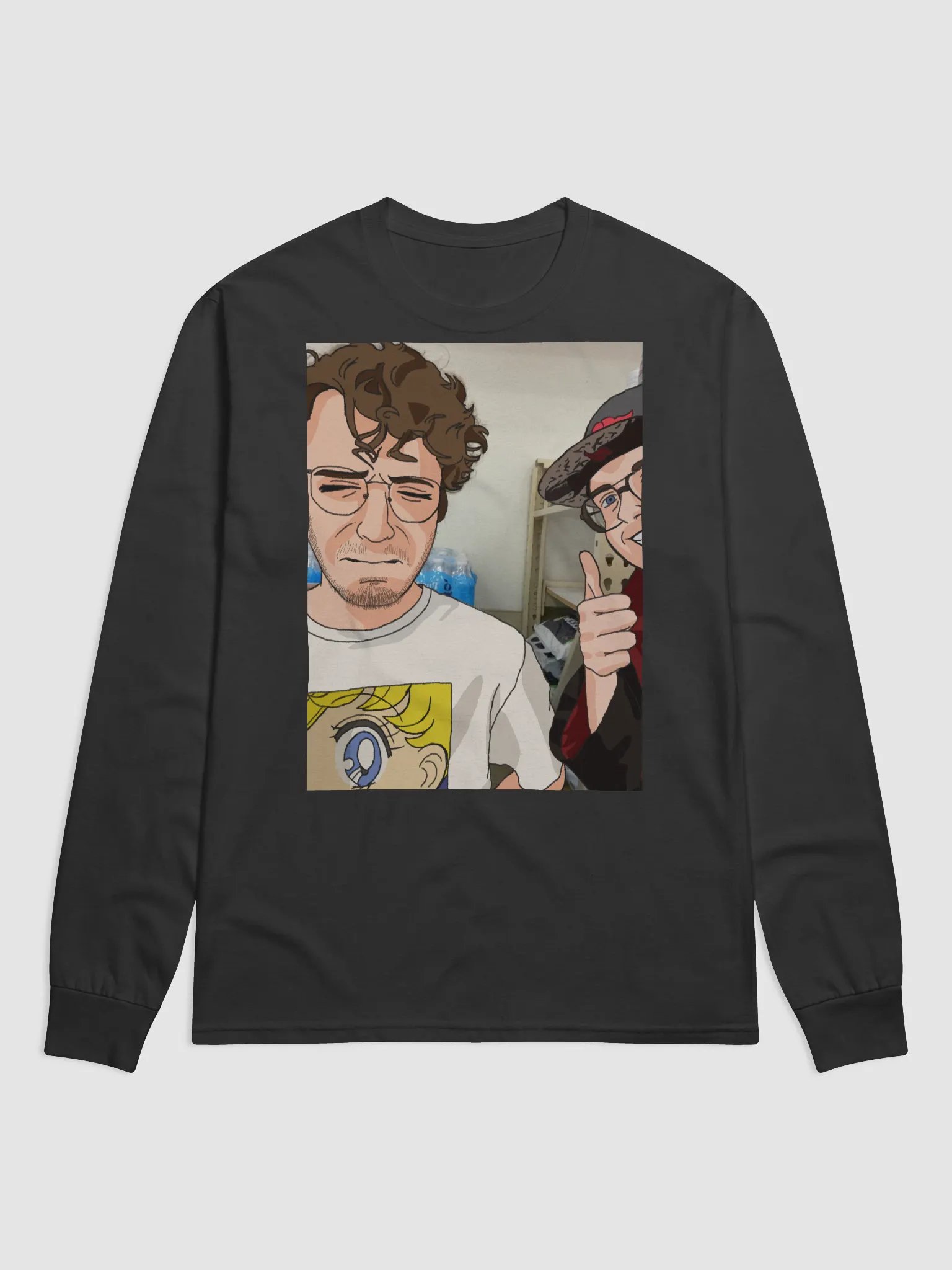 🖼️ IRL CEL SHADE LONG SLEEVE SHIRT 🖼️ product image (1)