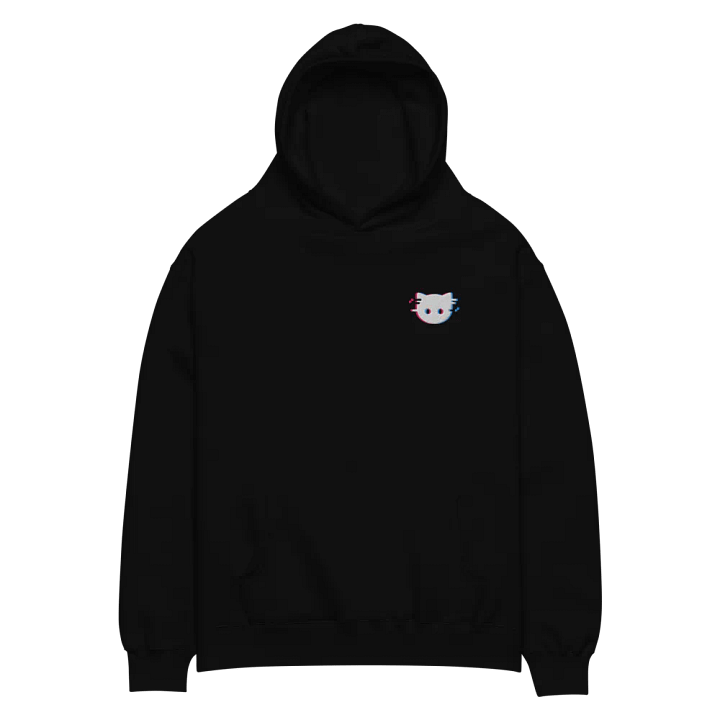 Land of Kittens Glitch Oversized Hoodie product image (4)