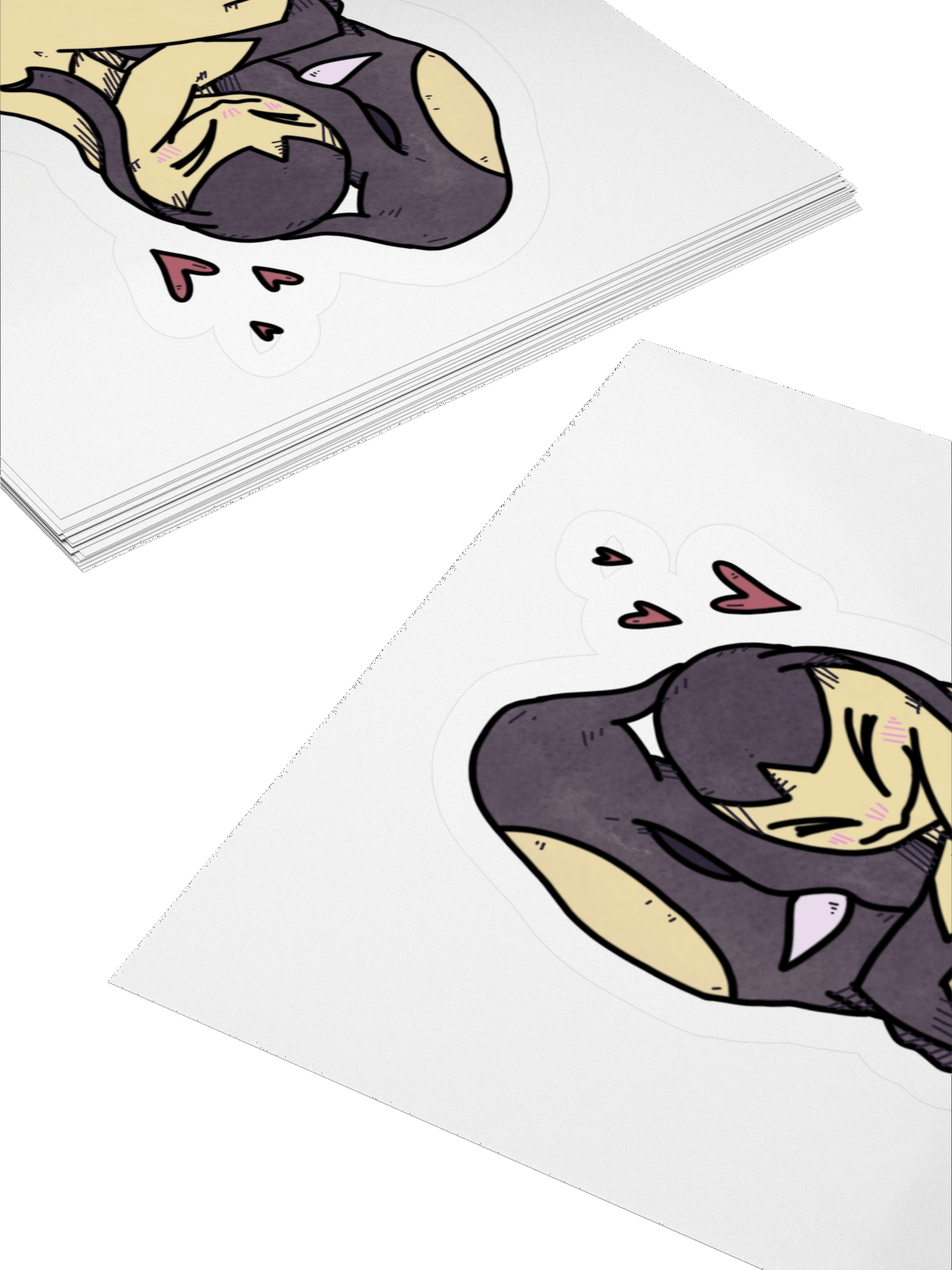Lovely Locks Kiss Cut Stickers product image (11)