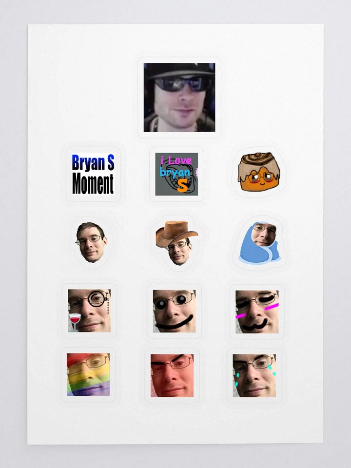 Brim Face Stickers product image (1)
