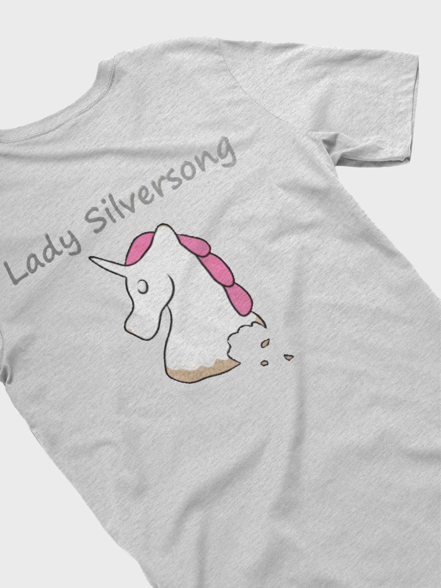 Lady Silversong Unicorn Cookie emote shirt product image (20)