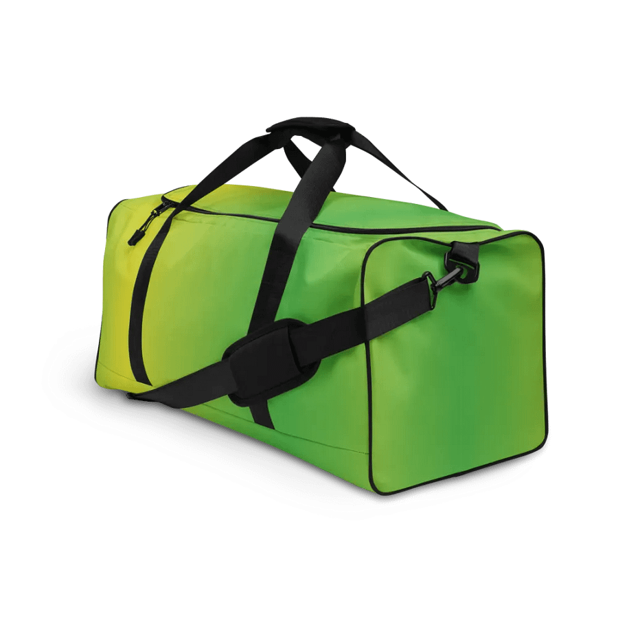 Miniaday Designs Green Ombre Duffle Bag product image (5)