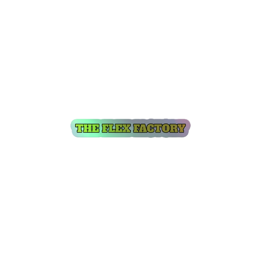The Flex Factory Hologram Sticker product image (1)