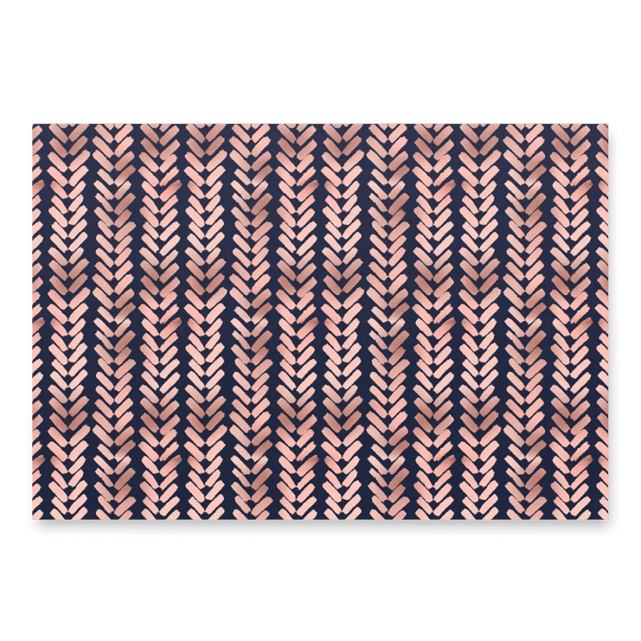 Geometric Rose Gold and Black | Wrapping Paper Set product image (6)