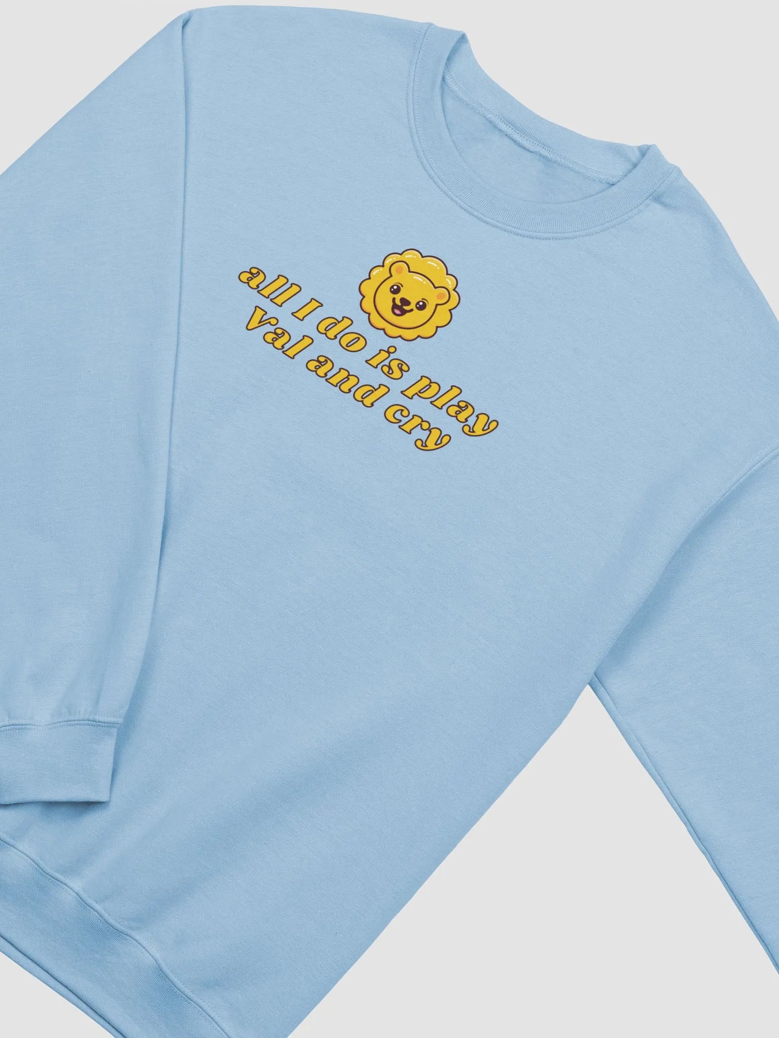 play val and cry sweatshirt product image (3)