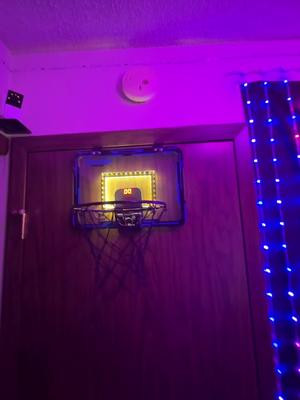 Indoor RGB basketbakl hoop #basketball #basketballhoop #nba #hoops #tiktokshop #fyp 