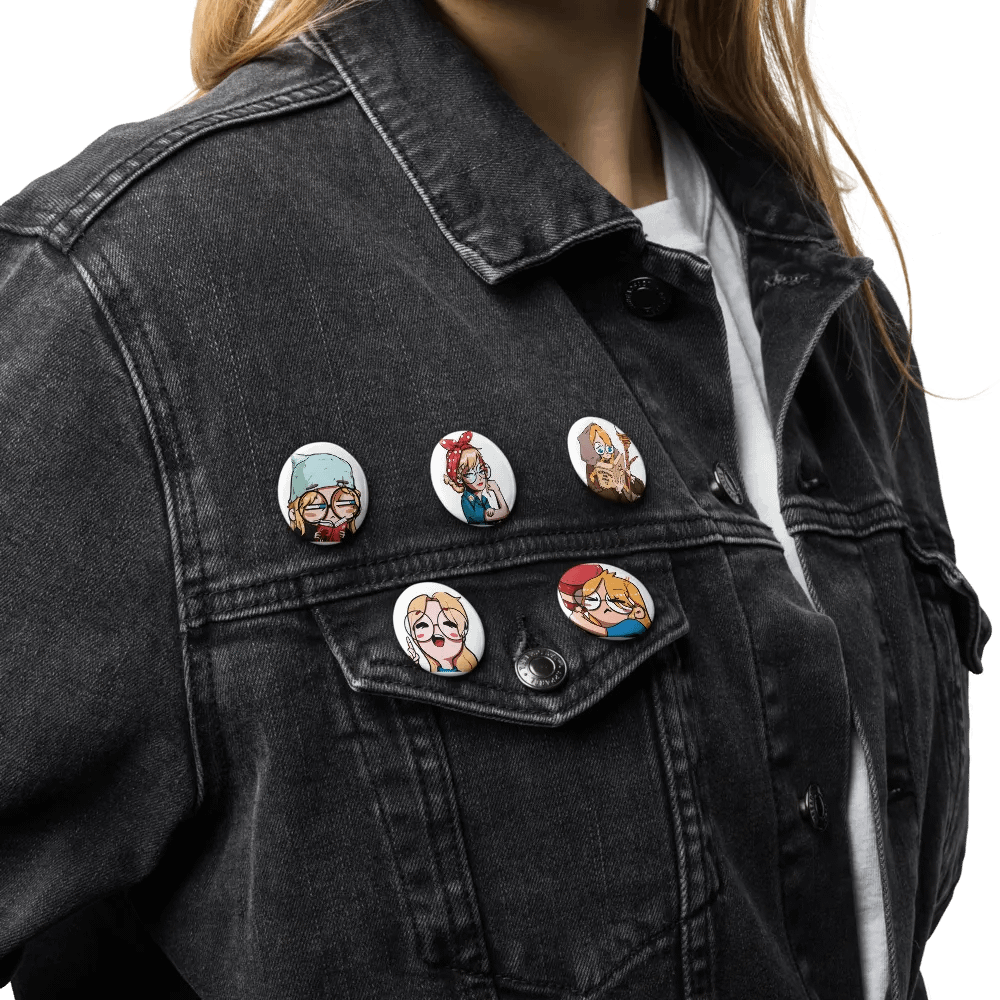 Dr. Toxic Tofu Pin Button Pack product image (12)