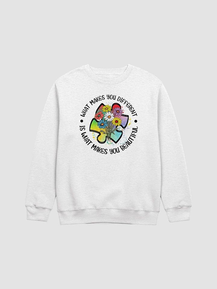 AUTISM Puzzle Piece Bouquet Sweatshirt product image (1)