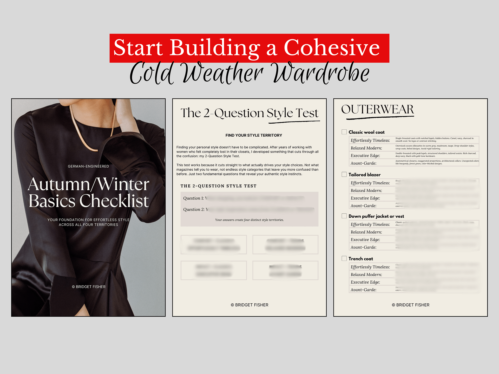 Autumn Winter Wardrobe Checklist (PDF) product image (2)