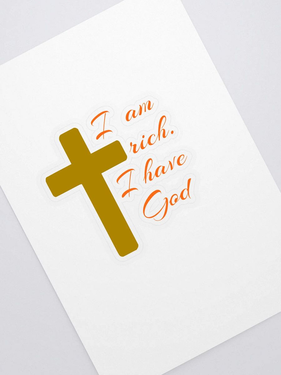 I AM RICH. I HAVE GOD. product image (1)