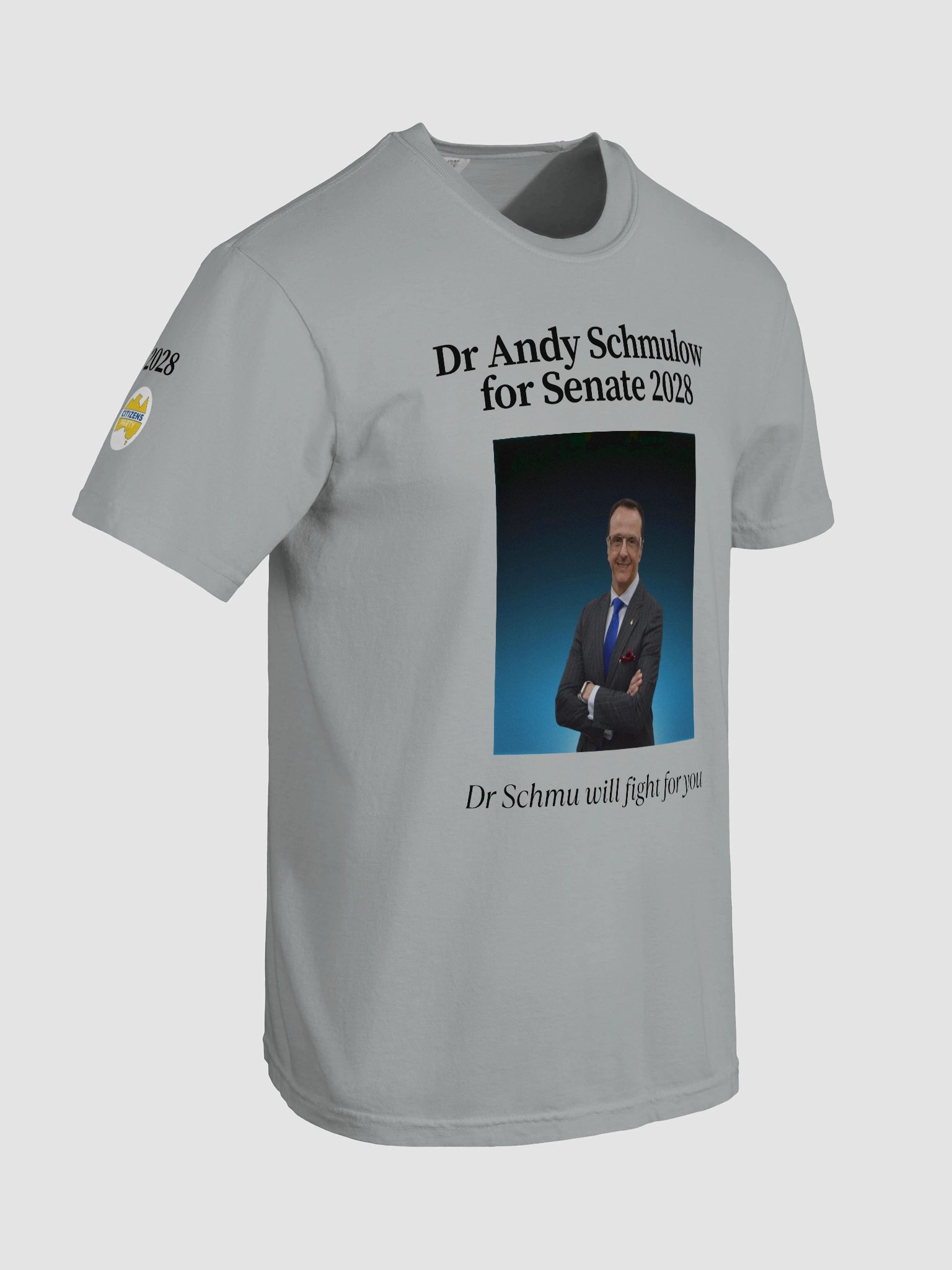 Dr Schmu will fight for you T-Shirt (White, Blue, Grey) product image (23)