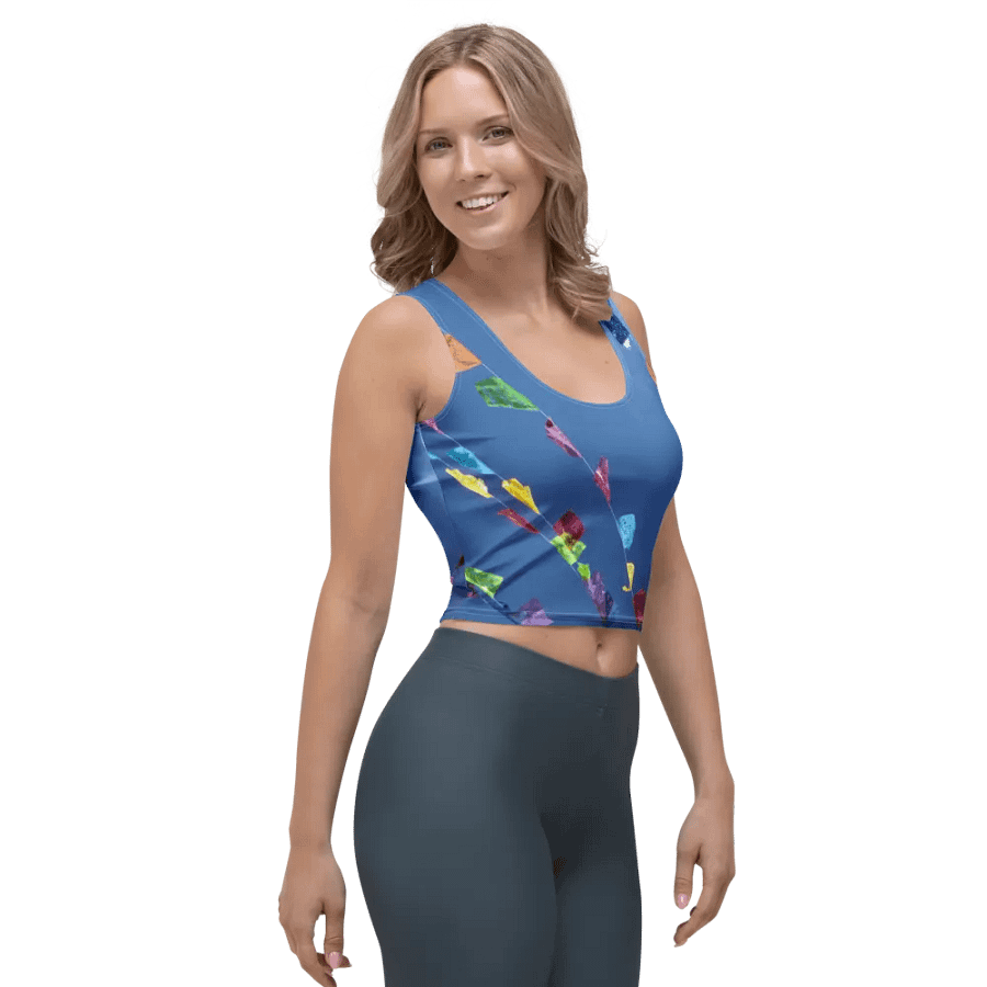 Papel Picado Crop Top Tank product image (4)