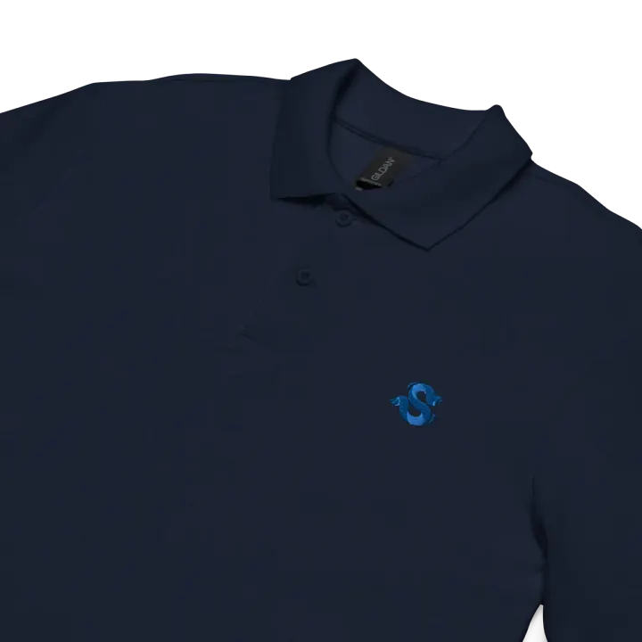 Blue Gildan Unisex Pique Polo Shirt product image (2)