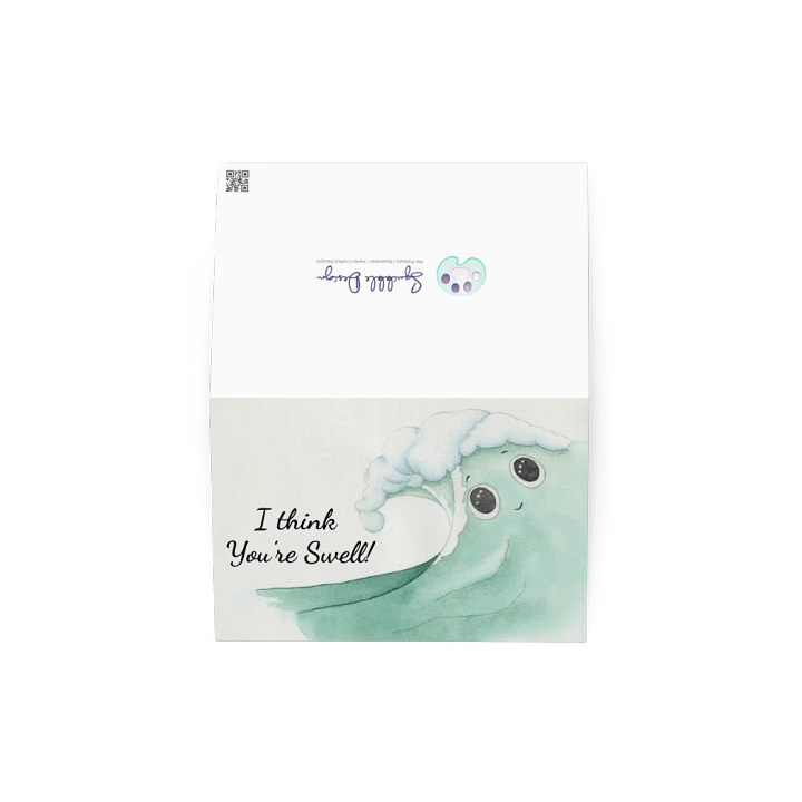 I think You're Swell! Greeting Card by Squibble Design product image (4)