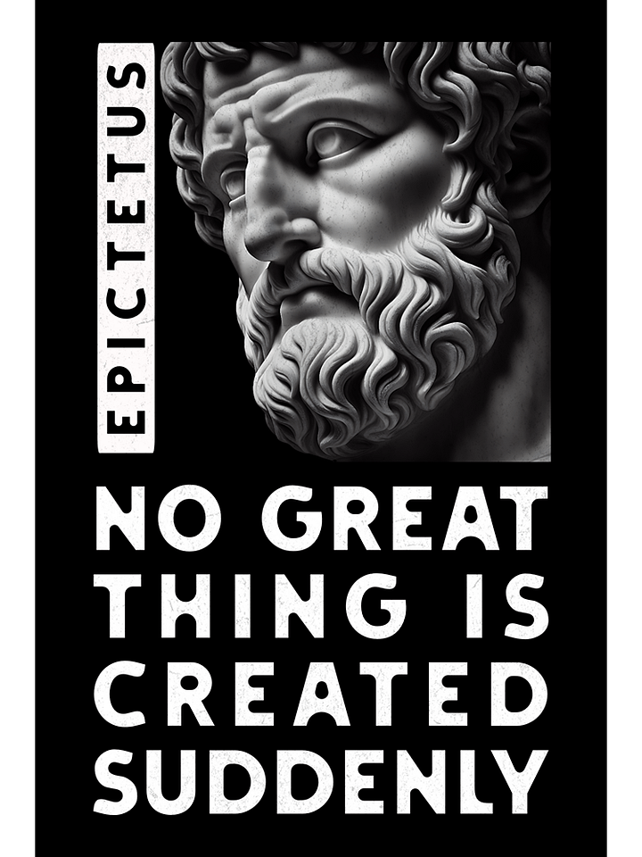 Epictetus Motivation Quote Matte Paper Poster product image (1)