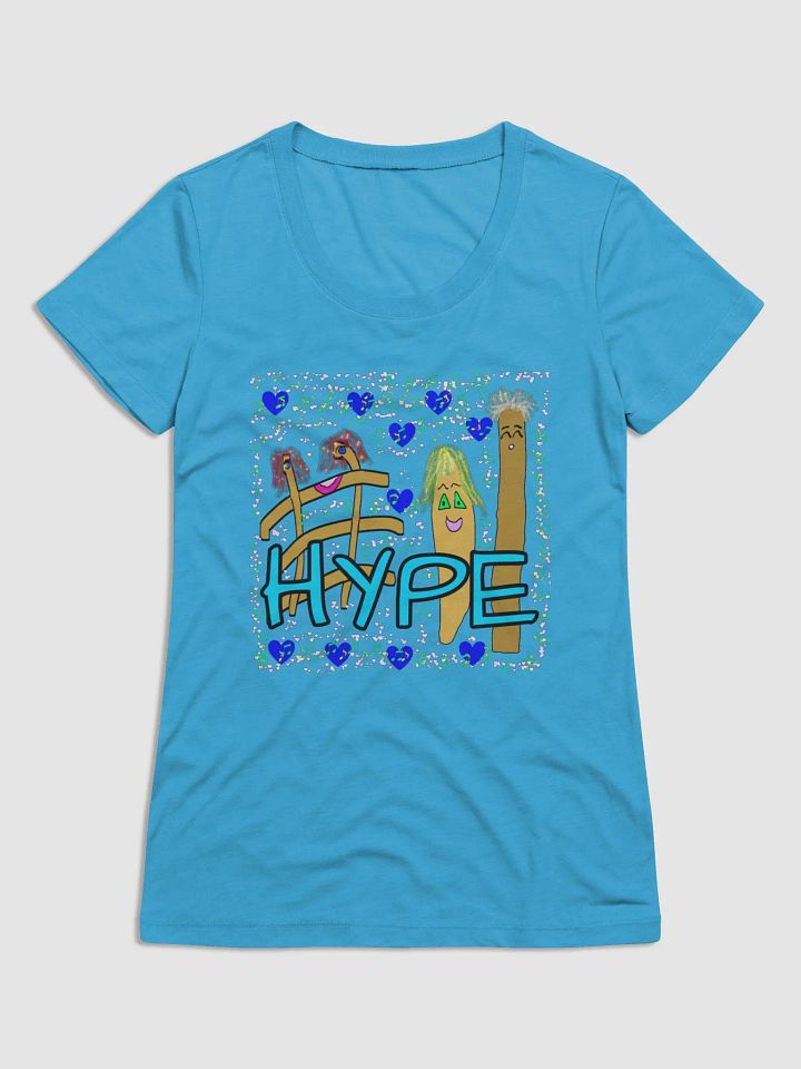 Hype Fries Ladies' Triblend Short Sleeve T-Shirt product image (12)