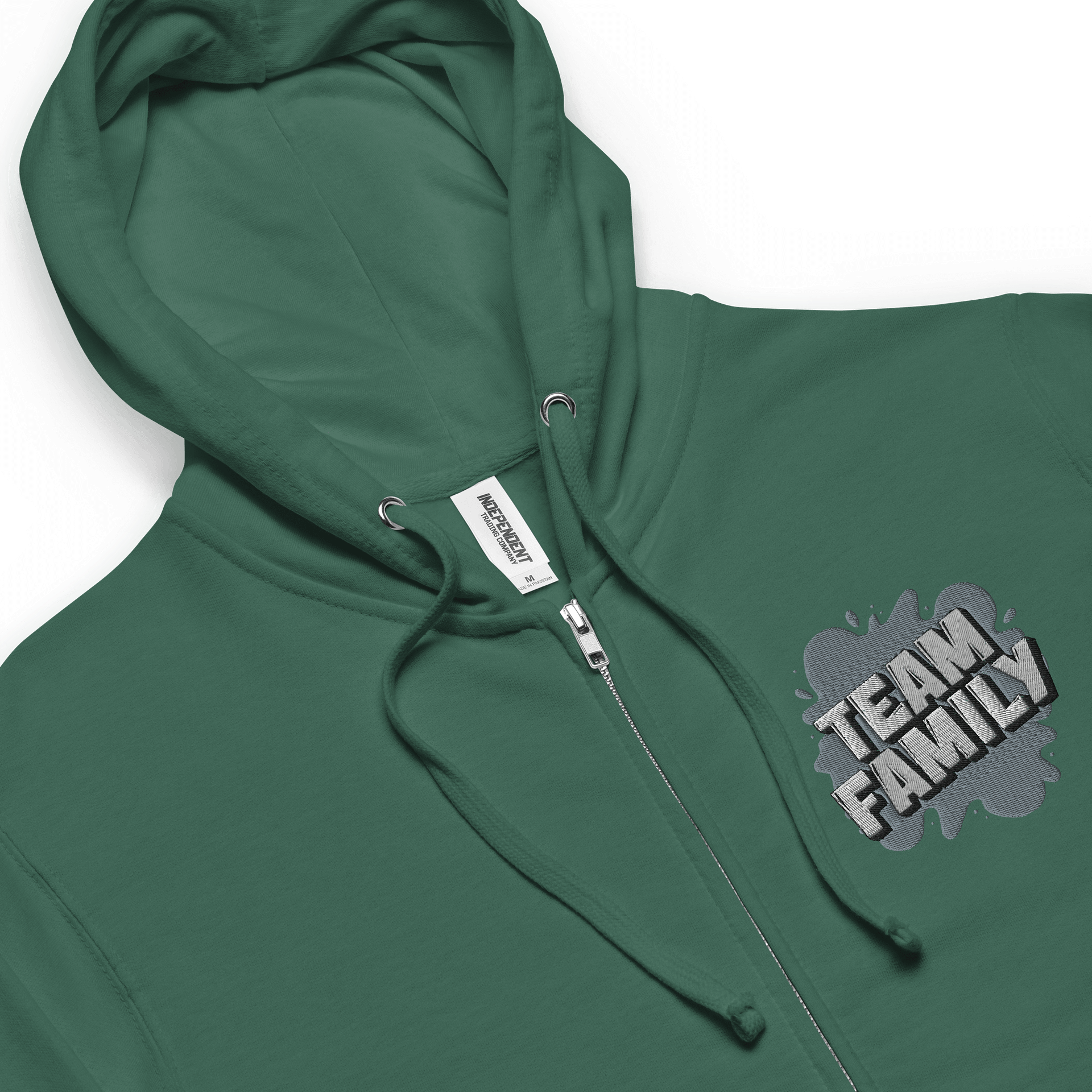 Team Family Zip-Up Embroidered Hoodie product image (42)