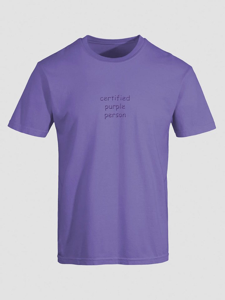 Certified Purple Person Tee product image (1)