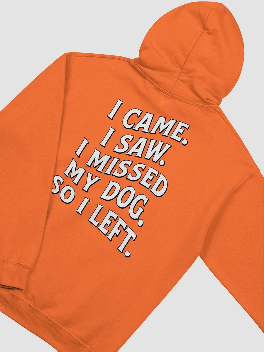 I Came, I Saw, I Missed My Dog, So I Left | Funny Introverted Hooded Sweatshirt for Dog Moms product image (30)