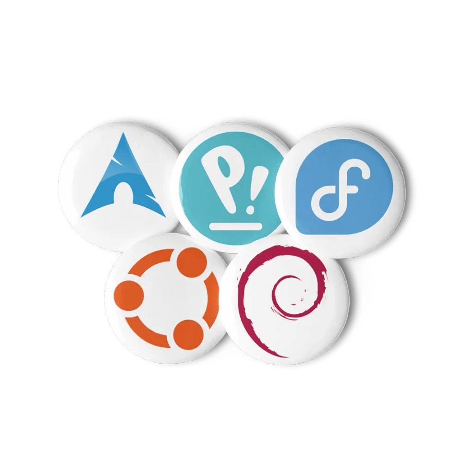 Linux Distribution Buttons product image (6)