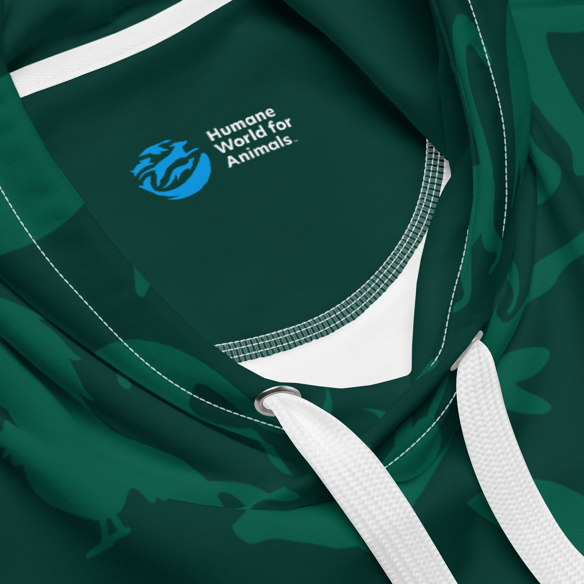 Animal Print Hoodie - Green on green product image (4)