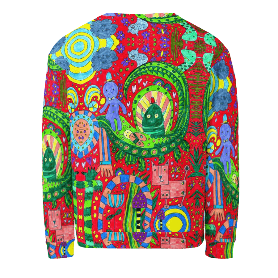 Abstract Doodle Imagination Unisex Sweatshirt product image (4)