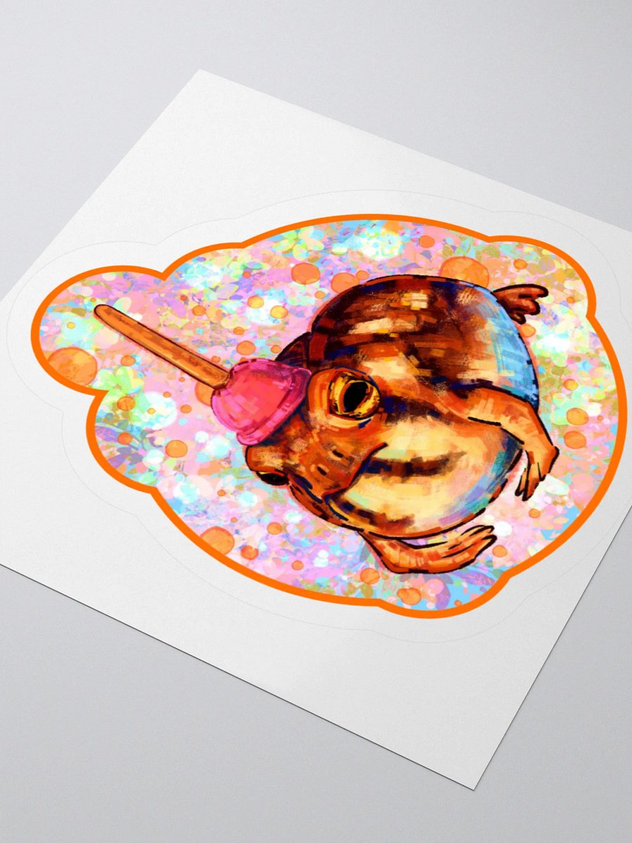 Frog Log Sticker product image (7)