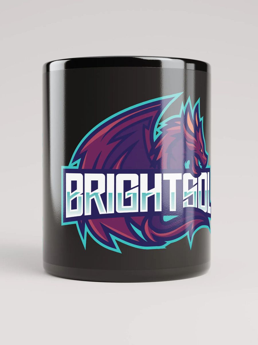 BrightS0L X Black Glossy Mug product image (5)