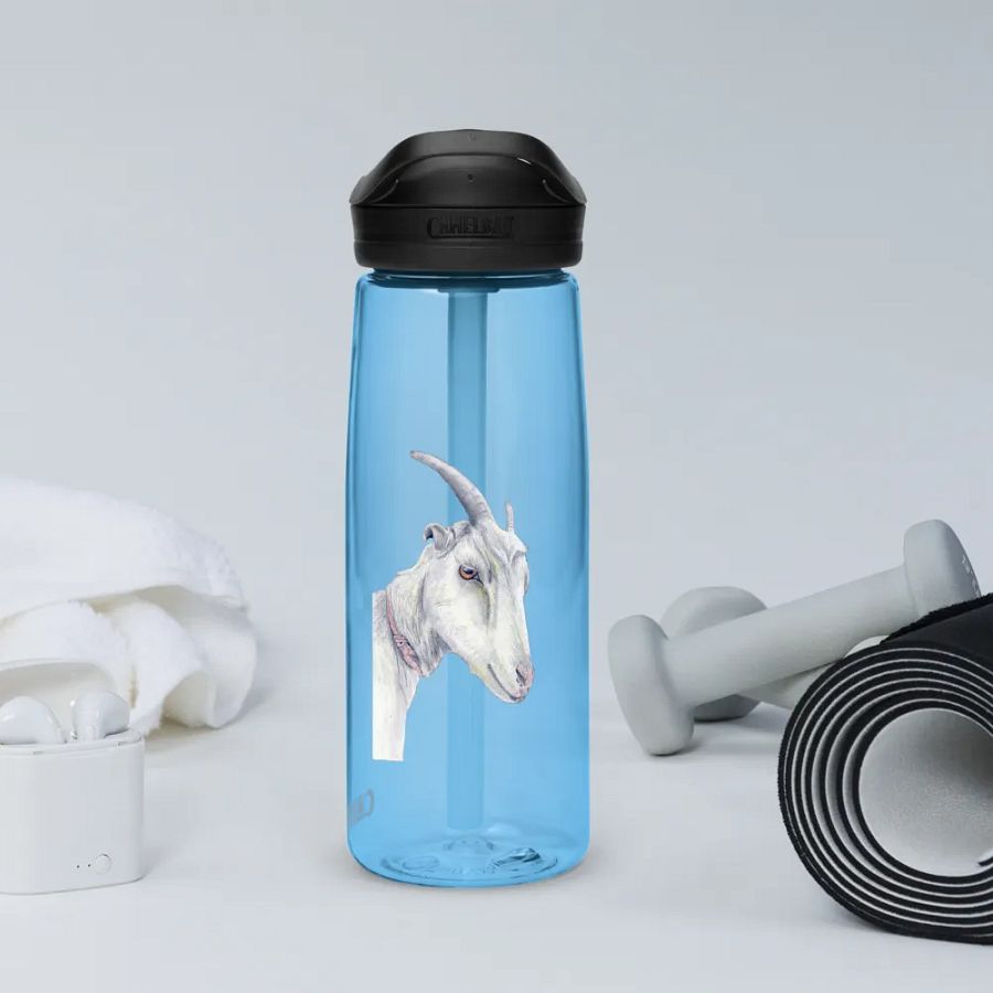 Goat Drawing Water Bottle Straw product image (69)