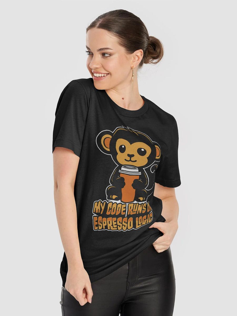 My Code Runs on Espresso Logic – A Coffee Lover’s Favorite Tee product image (6)