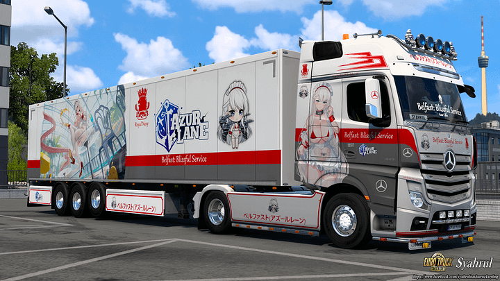 [ETS2] HMS Belfast (Blissful Service) - Azur Lane [Combo Skin] product image (1)