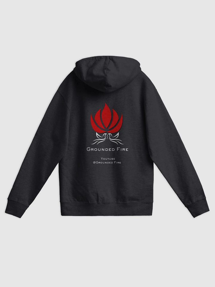 Grounded Fire Logo Zip Up Hooded Sweatshirt product image (2)