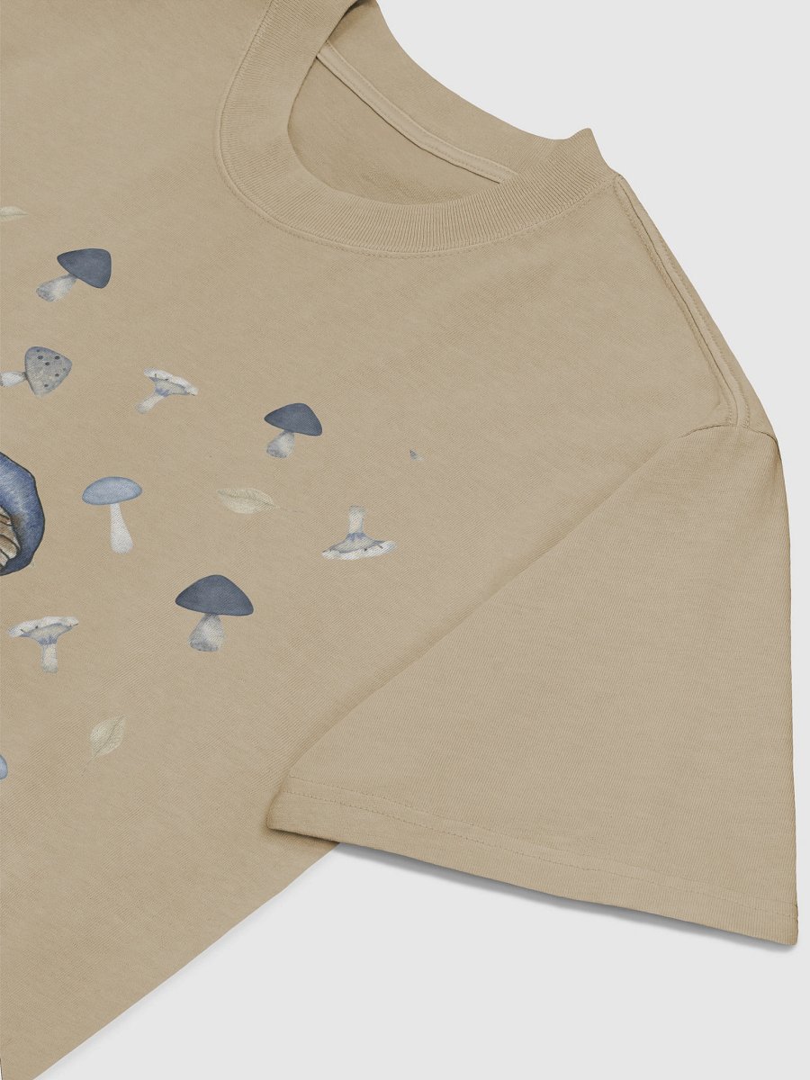 Botanical Blue Mushroom Oversized T-Shirt product image (5)