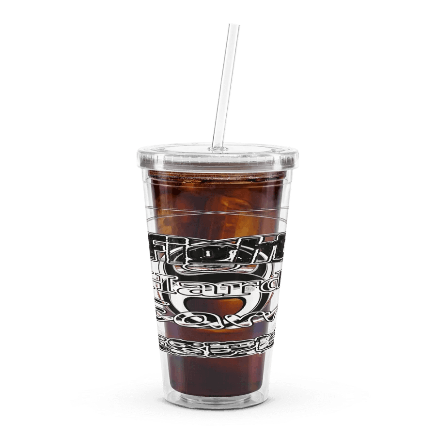 Fight Hard Earn Respect - Double Wall Clear Plastic Tumbler (16 oz) product image (7)