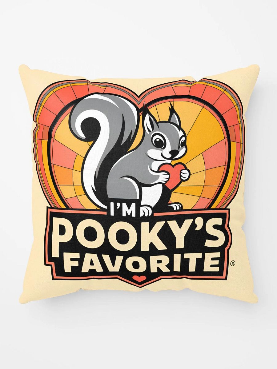 Comfy Pillow: I'm Pooky's Favorite, holding heart product image (9)
