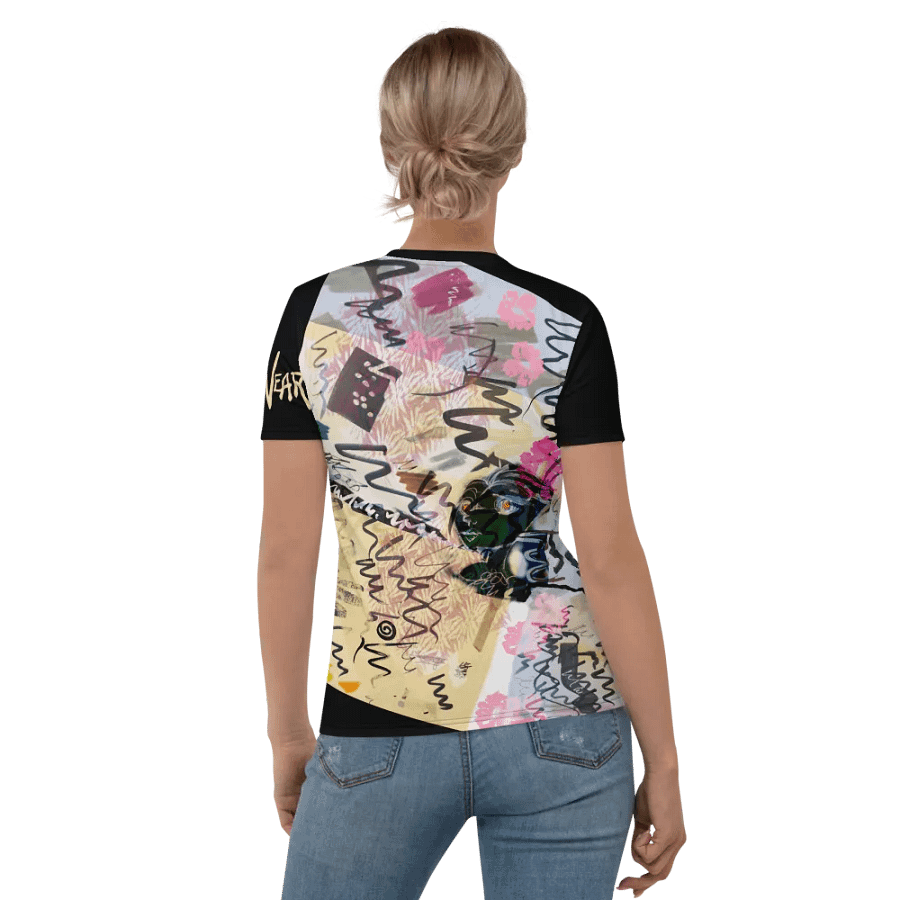 ScribbleWear #2 Women's Crew Neck Poly Tee/Boxes product image (4)