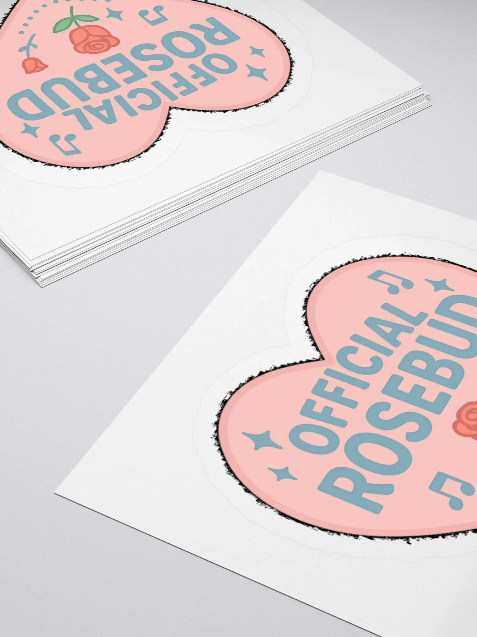 Official Rosebud Heart Stickers product image (4)